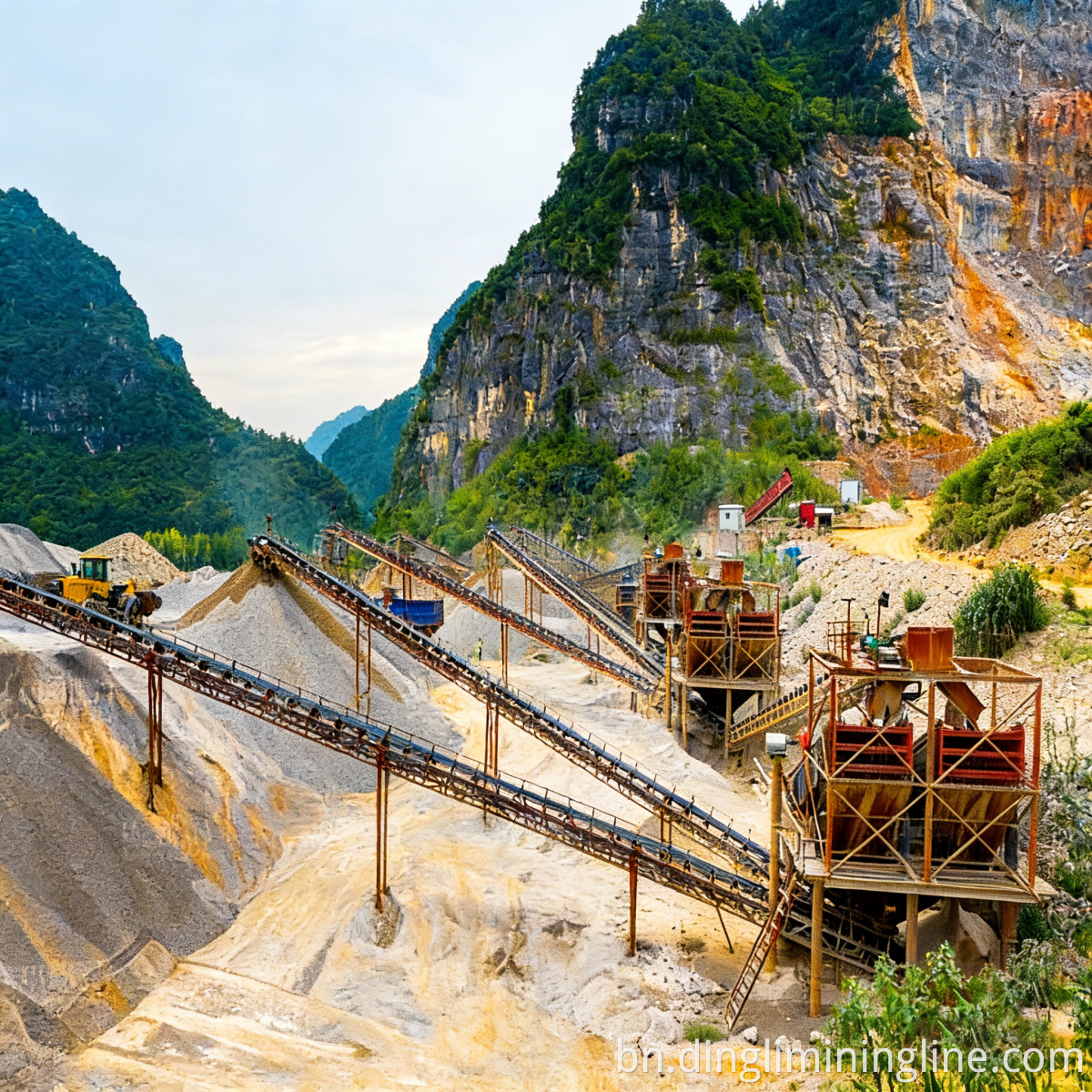 800 TPH Fixed Sand and Gravel Plant